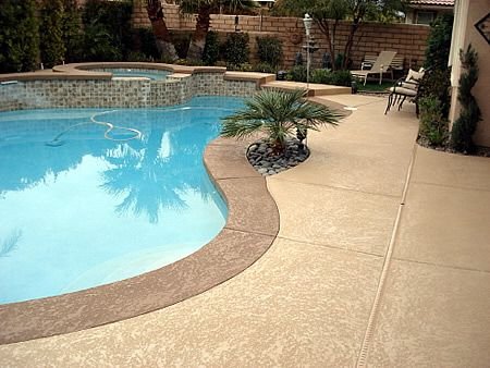 Before-and-after Austin pool remodeling photo collage