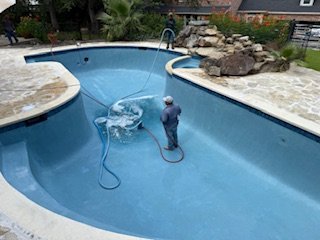 Plaster & Surface Finishes — swimming pool renovation pictures in Austin
