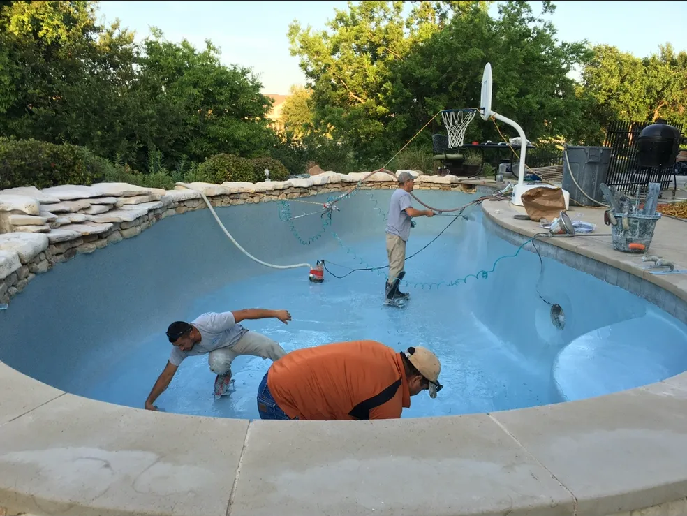 Plaster & Surface Finishes — swimming pool renovation pictures in Austin